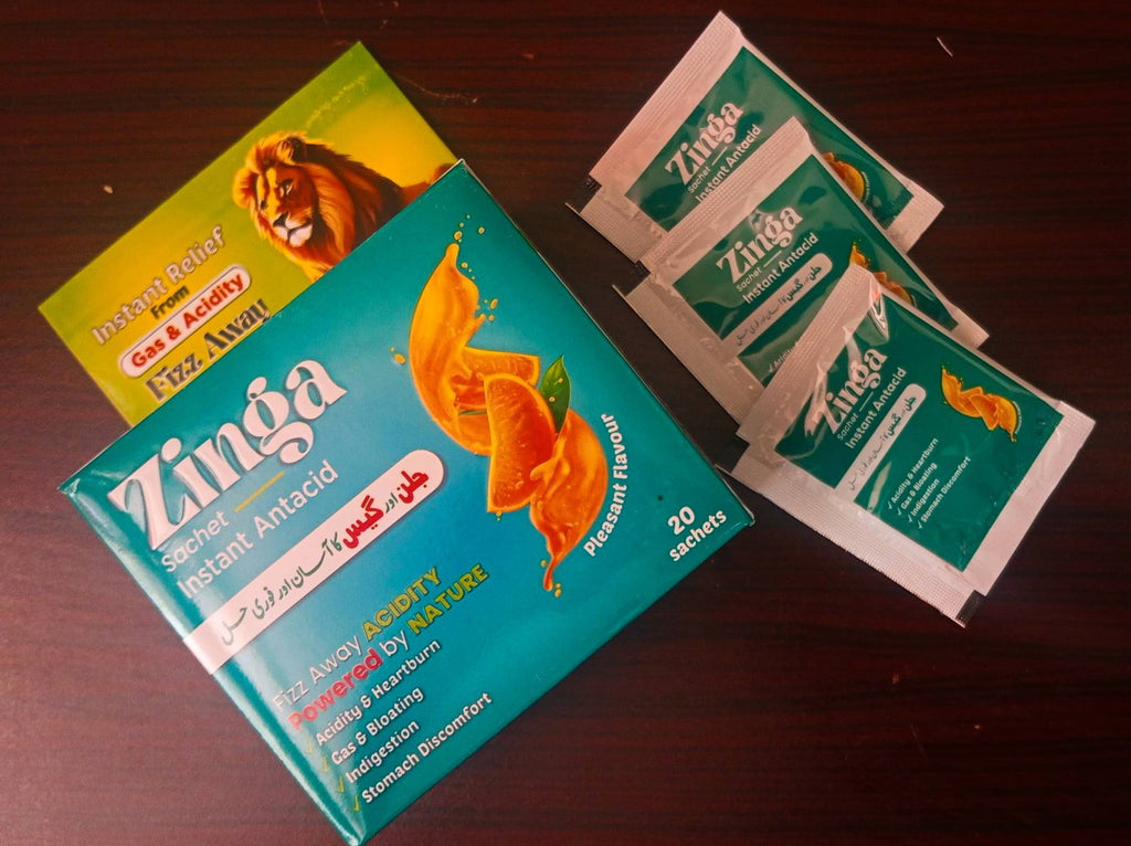 Zinga Sachet - Instant Antacid