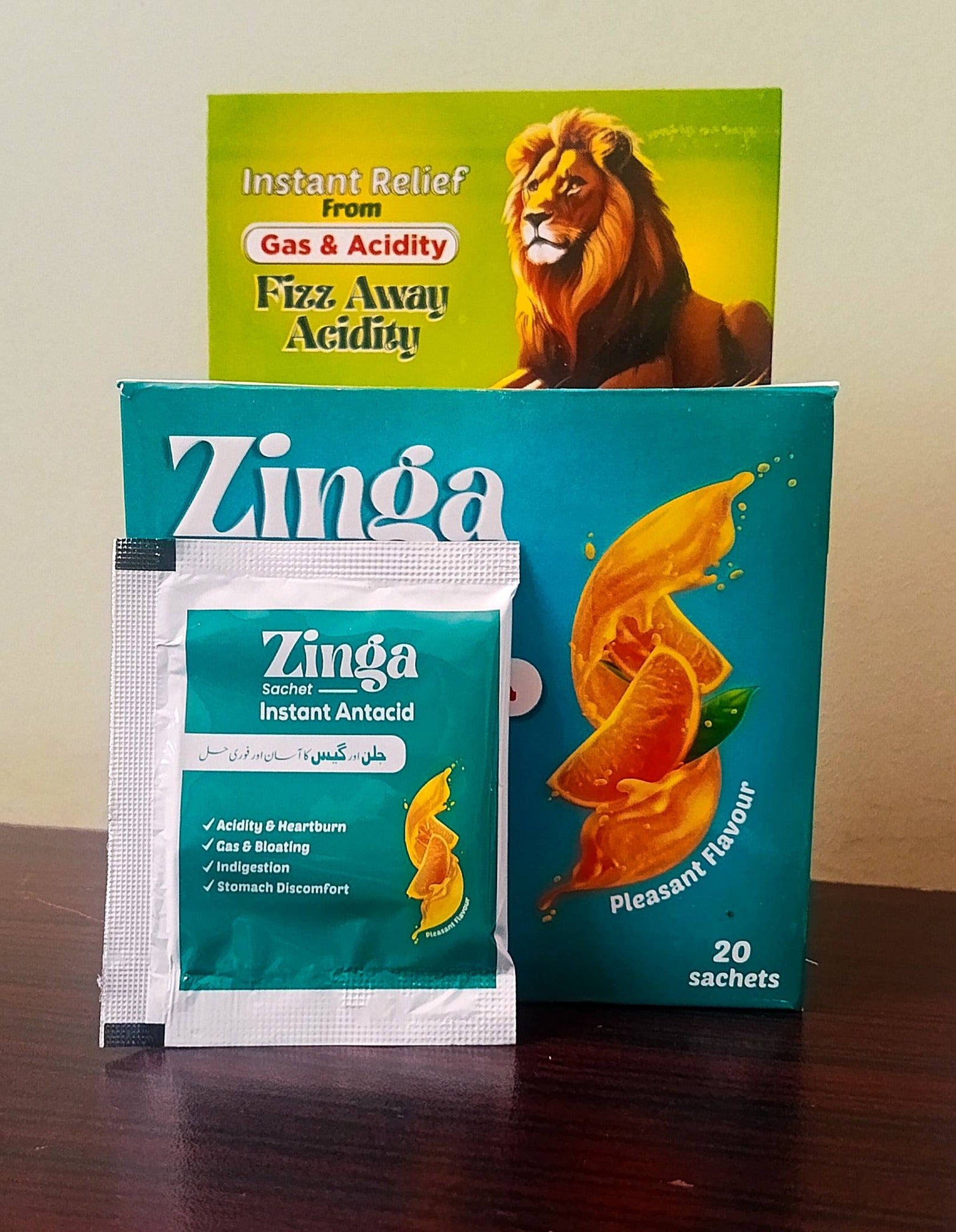 Zinga Sachet - Instant Antacid