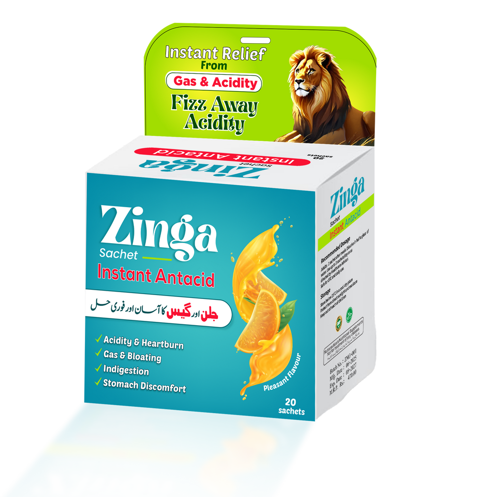 Zinga Sachet - Instant Antacid