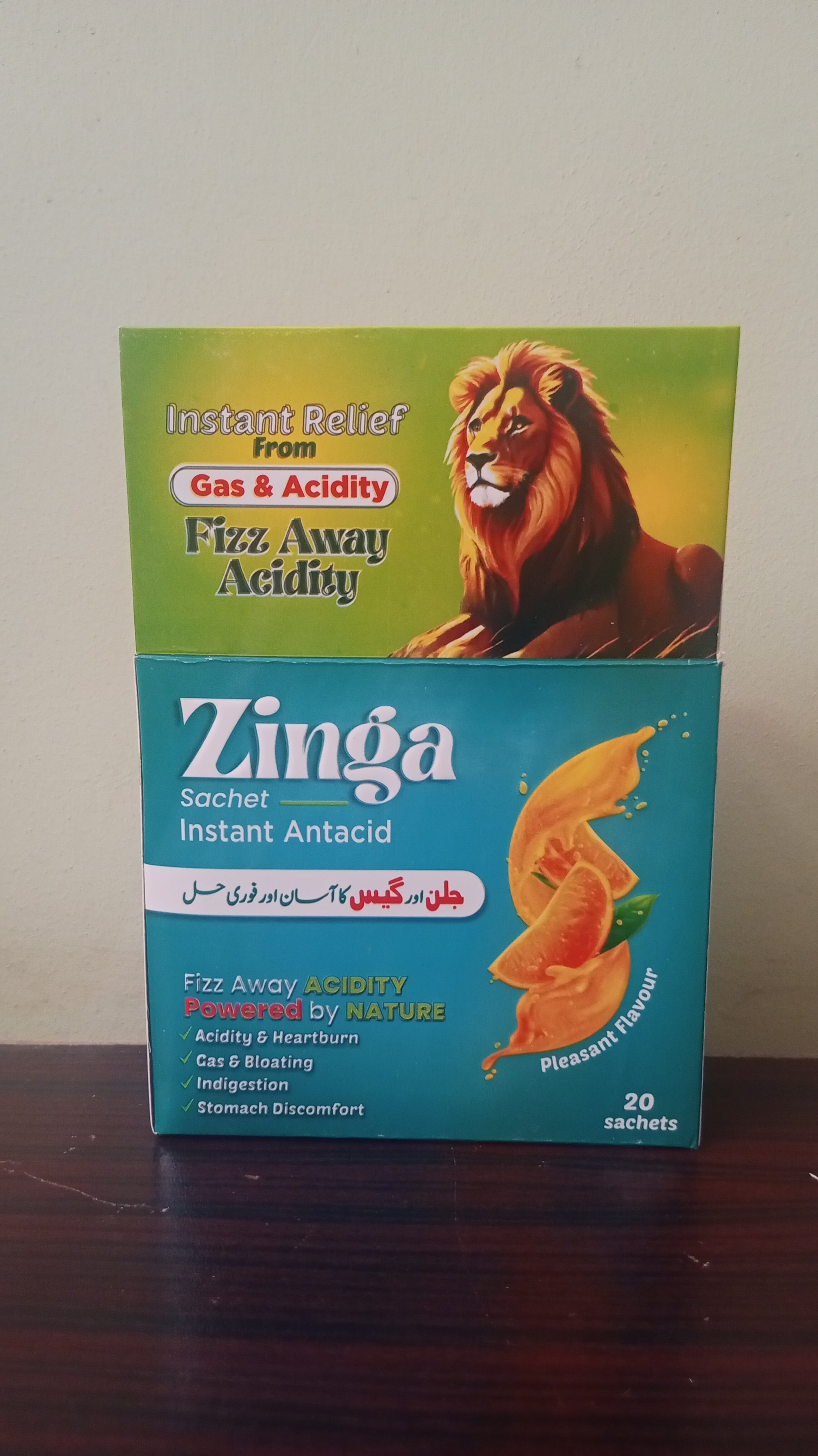 Zinga Sachet - Instant Antacid